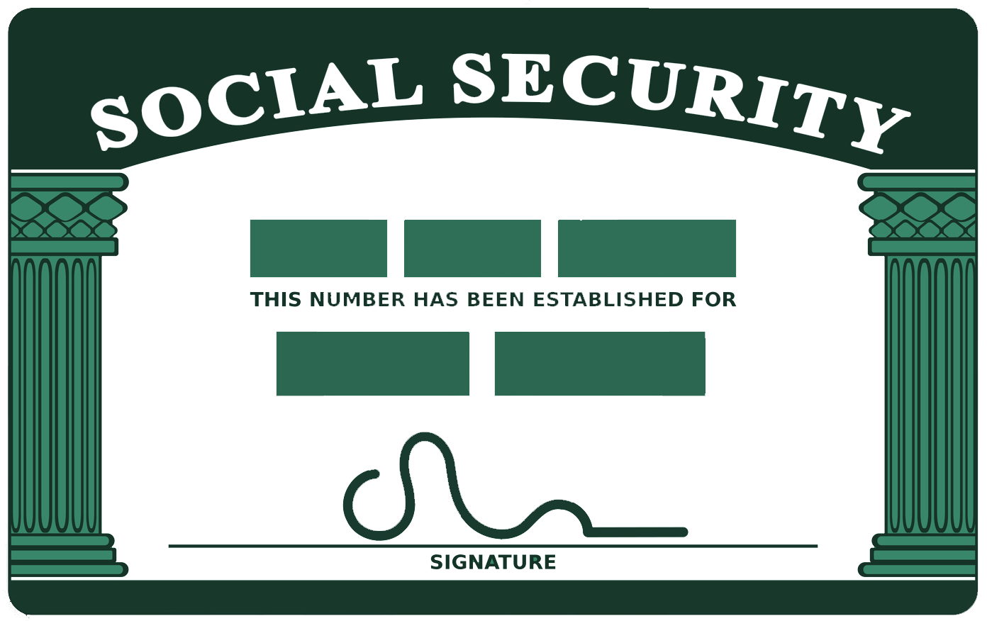 Social Security Card Icon